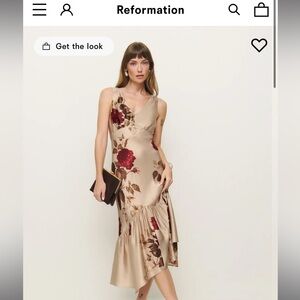 Reformation Cordia Silk Dress